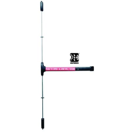 Detex 36" Weatherized Surface Vertical Rod Exit Device V50W62836